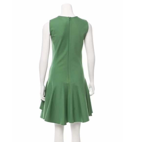 HALSTON HERITAGE Sleeveless Ruffle-Accepted Dress - Picture 3 of 3